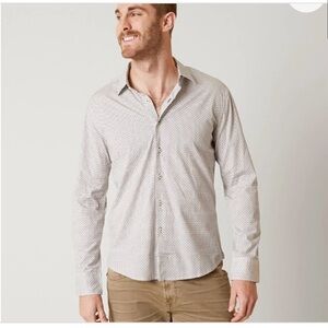 7 Diamonds NEW premium men’s shirt sz XL People like Us Maroon Buckle NWT cotton